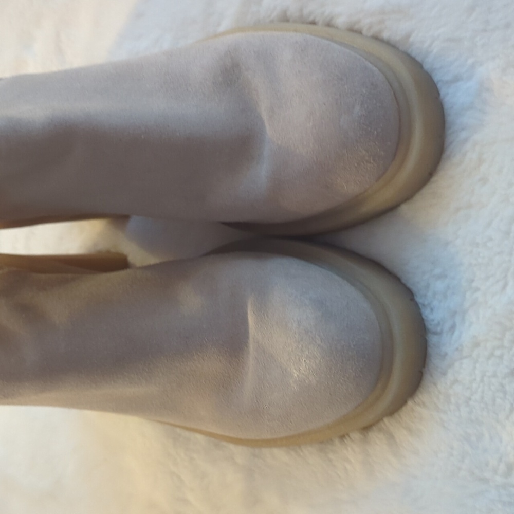Dolce Vita Celia Tan Chunky Crepe Sole Platform Ankle Boots Women's Size 7.5 - Picture 2 of 8
